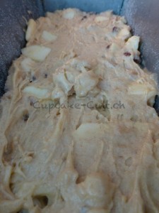 Apfelbrot ungebacken