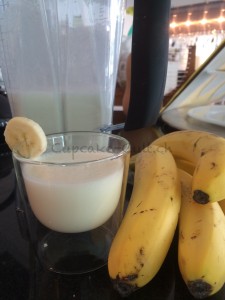 Bananen-Lasse im Glas