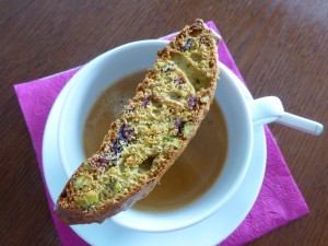 Biskotti mit Kaffee