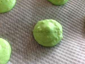 Macaron vor dem Backen