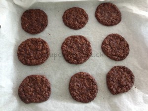 Teigportionen nach dem Backen
