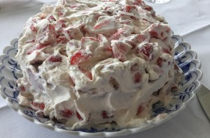 Torte mit Erdbeeren